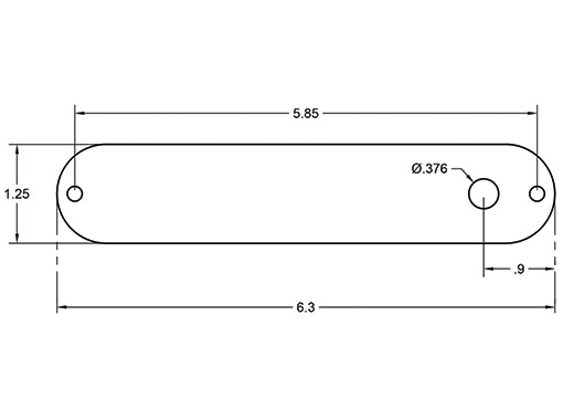 ESQ Control Plate Dimensions