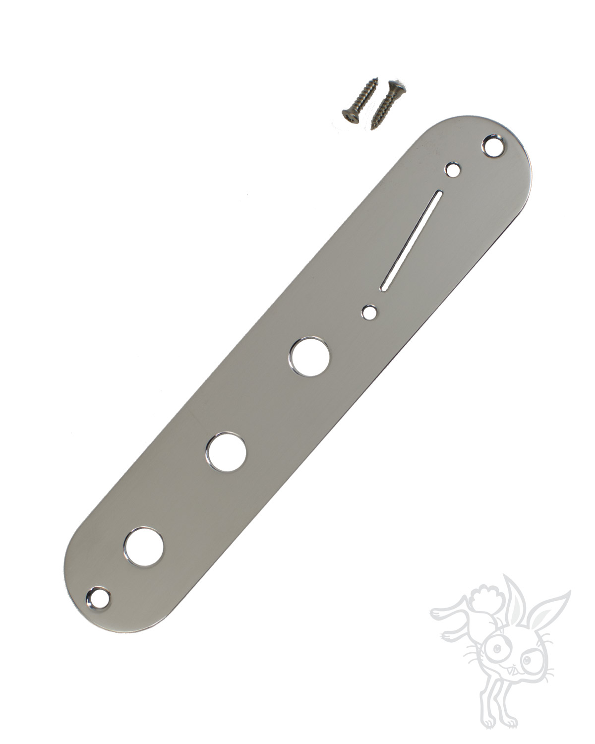 Telecaster control clearance plate black