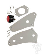 Set of Jaguar Control Plates for Toggle switch and including arcade kill switch