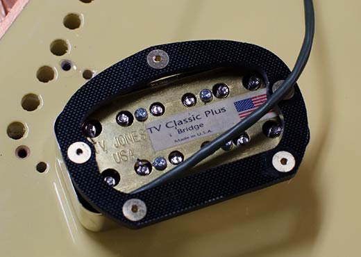 TV Jones Classic Plus Filtertron pickup with G10 chassis