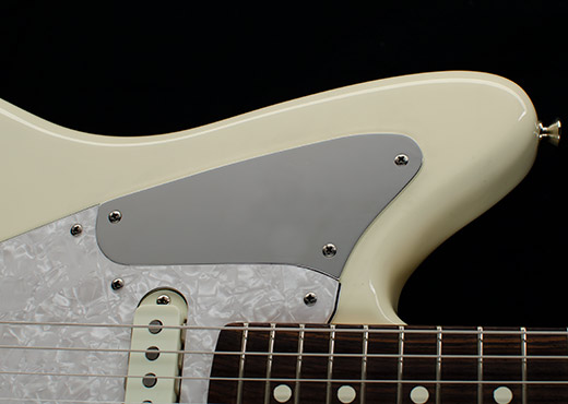 Blank Jaguar Upper Control Plate machined by RockRabbit Guitars